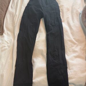 lululemon athletica Black Leggings with Side Pockets - 26” length